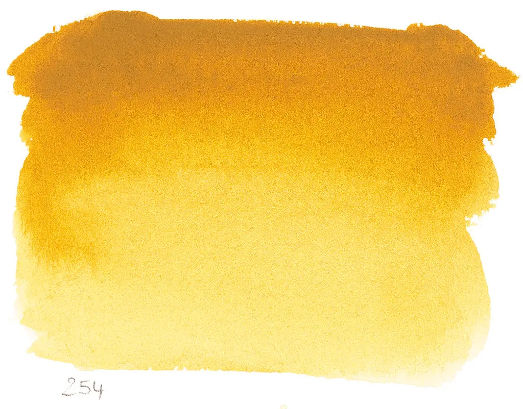 Акварельна фарба Sennelier, полукювета, S1, Світло-жовта охра (Light Yellow Ochre) - фото 2