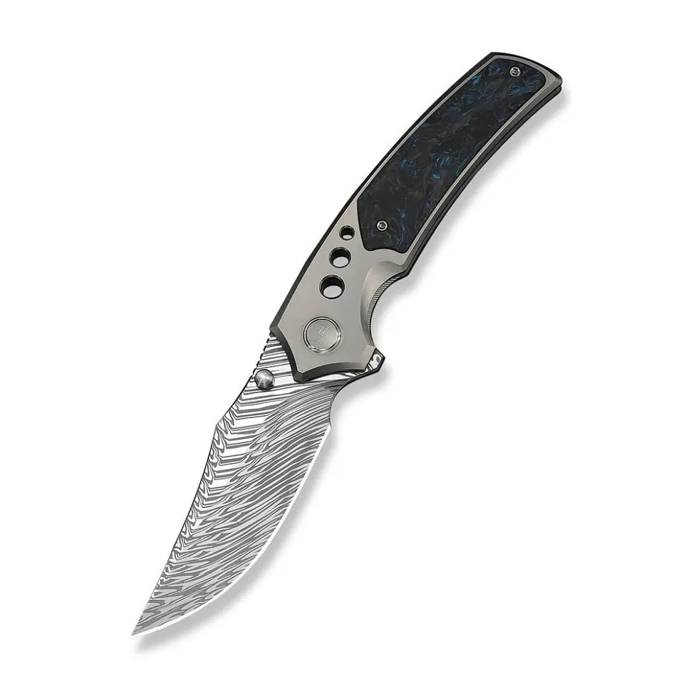 Ніж cкладний Weknife Skynix WE24087-DS1 Black & Blue Carbon - фото 2