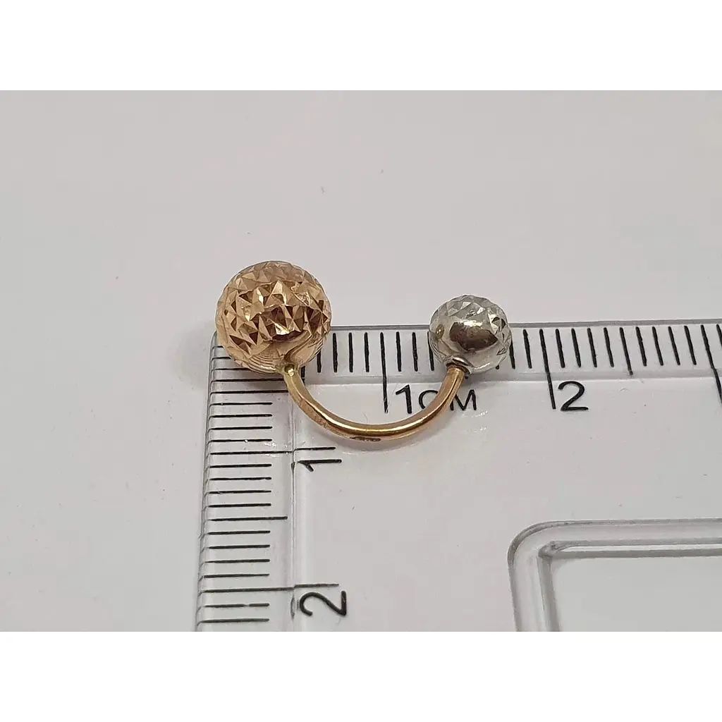 Золотые серьги Favoritum с алмазной гранью. 220336_7_А_КБ - фото 5