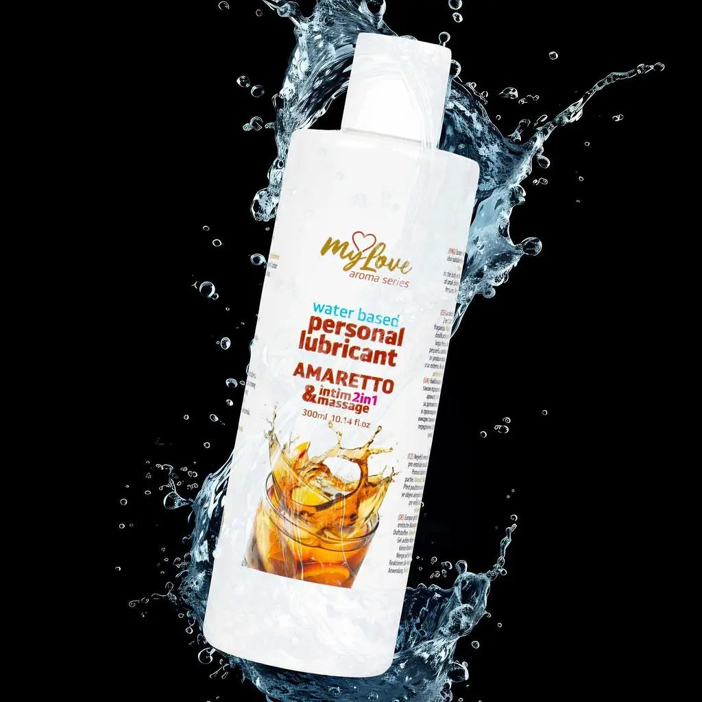 Лубрикант MyLove Aroma Series IntimMassage 2in1 Amaretto, 300 мл - фото 5