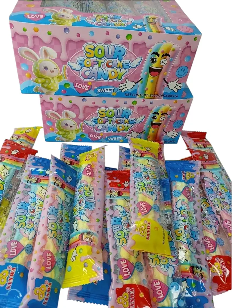 Зефір SOUR SOFT CANDY 10г 30шт