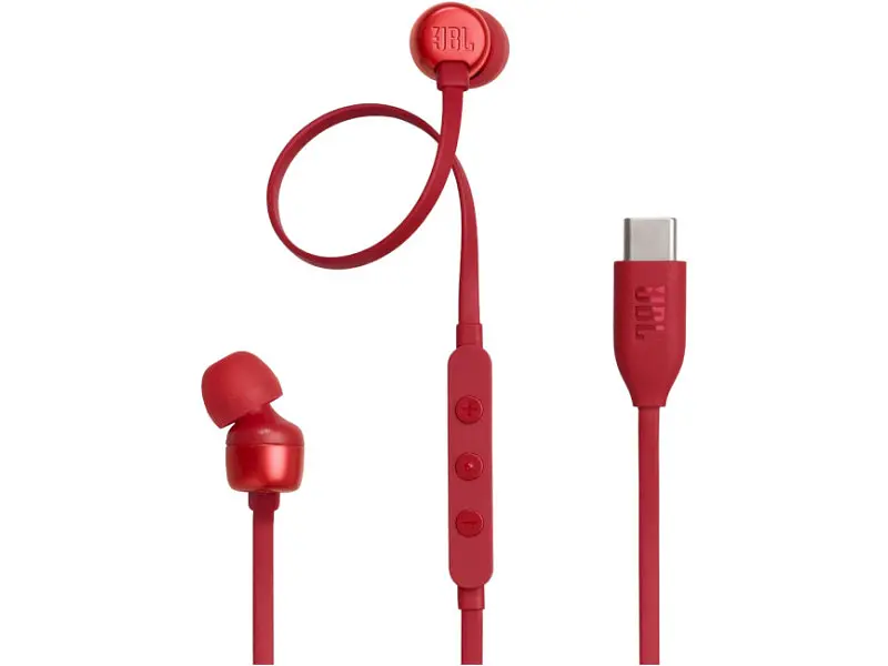 Навушники з мікрофоном JBL Tune 310C Red (T310CRED)
