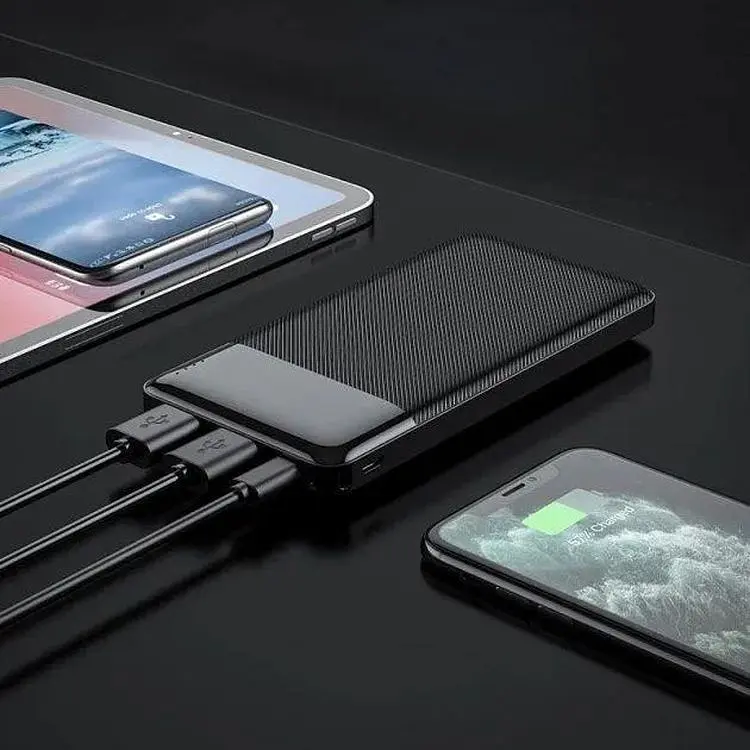Портативна батарея Hoco J72 Easy Travel 10000 mAh Black - фото 3