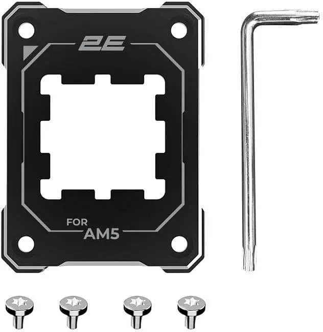 Контактна рамка для процесора 2E Gaming Air Cool SCPB-AM5, Aluminum, Black - фото 4