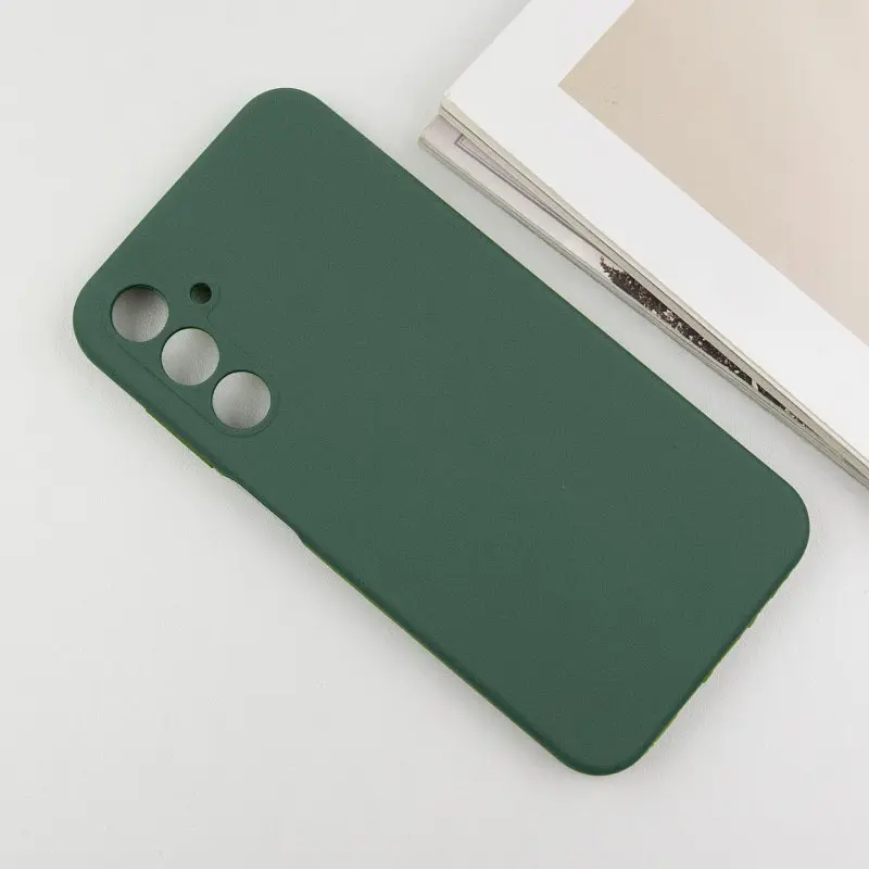 Чохол Silicone Cover Lakshmi Full Camera (AAA) для Samsung Galaxy A26 5G Зелений/Cyprus Green - фото 5