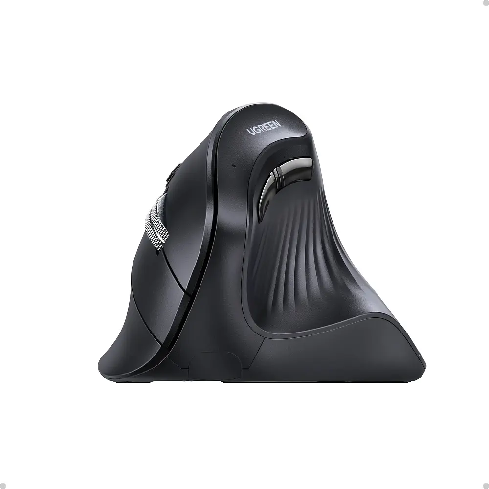 Маніпулятор миша бездротова UGREEN MU008 Multi-mode Vertical Mouse Black (UGR-25444) - фото 4