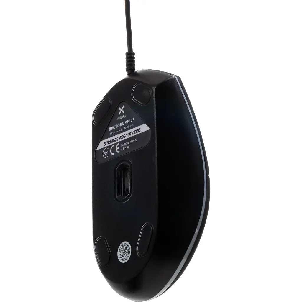 Мишка Vinga MSG-100 Black - фото 6