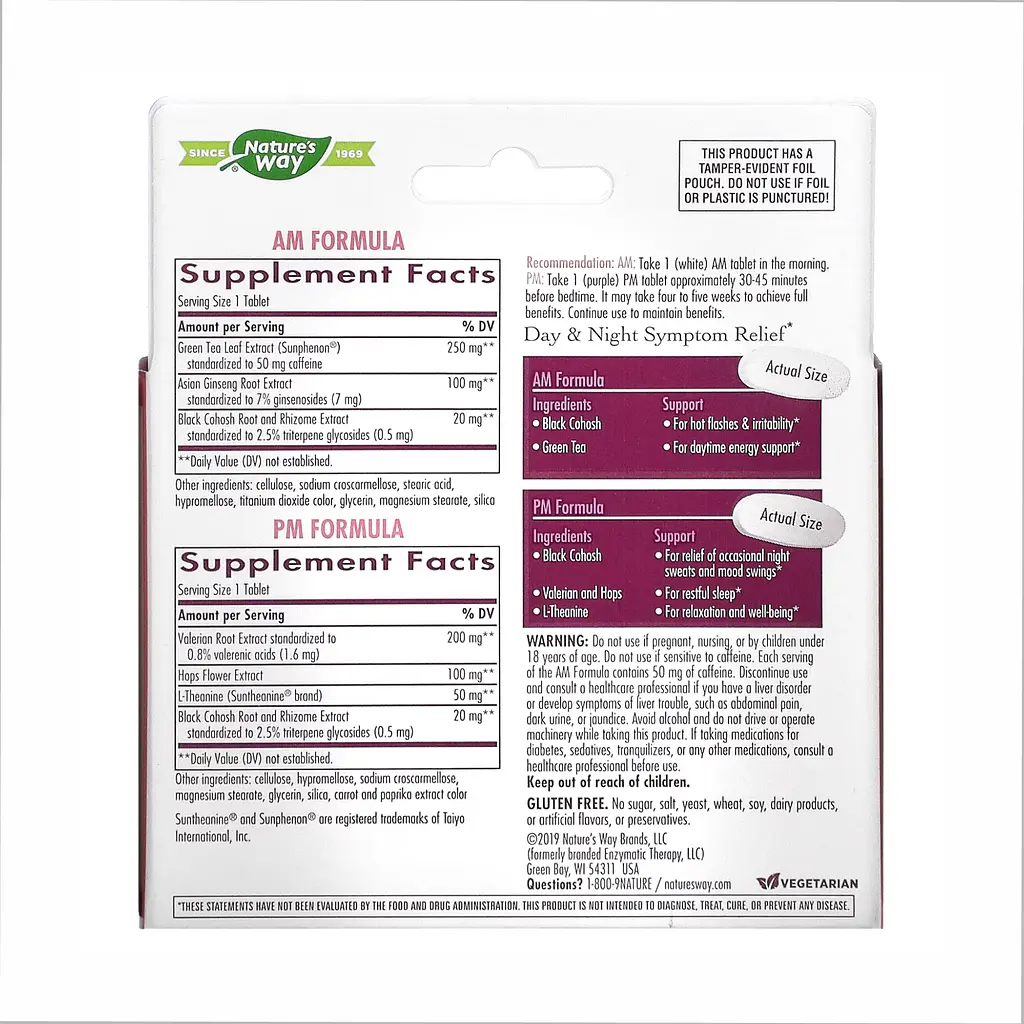 Підтримка менопаузи AM/PM Menopause - 60 tabs - фото 2