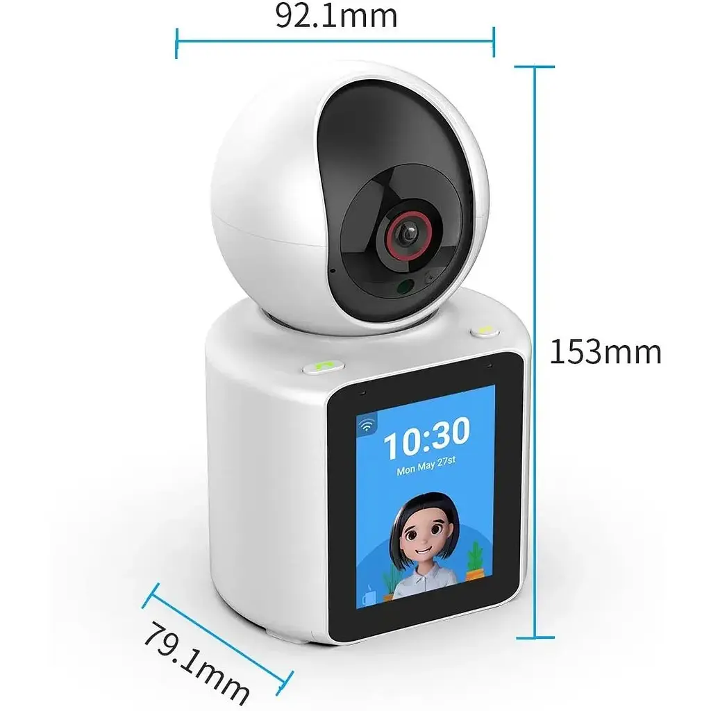 IP-камера відеоспостереження RIAS C31 (Im Cam APP) 2MP з екраном White (3_04526) - фото 3