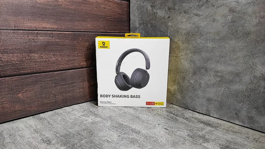 Беспроводные наушники Baseus Bass 35 Max Wireless, ANC, BT5.3, AUX, 600mAh, 30-50h, Grey A00070800821-00 - фото 7