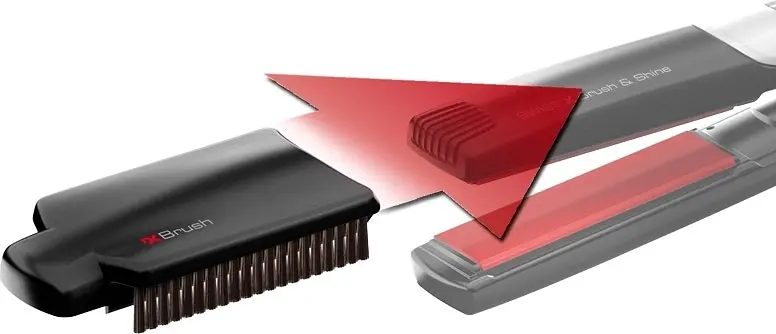 Випрямляч для волосся Valera Swiss'X Super Brush & Shine [100.20/IS] [82589] - фото 2