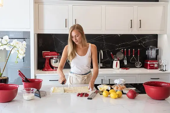 Набір мірних ковшиків KitchenAid Universal KQG058OHERE 4 шт червоний - фото 5