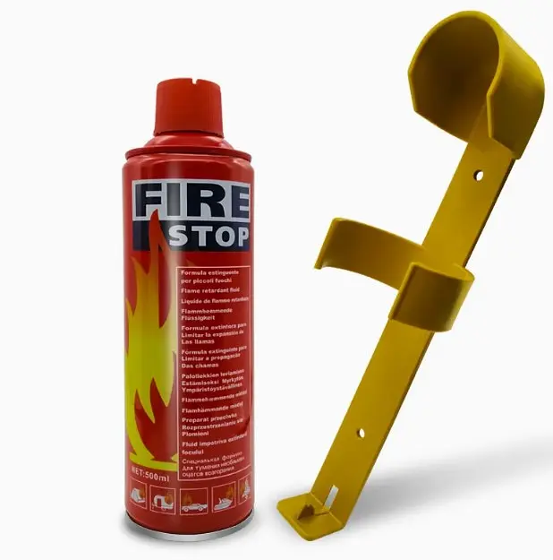 Вогнегасник вуглекислотний з кріпленням 0.5 кг FIRE STOP - фото 2