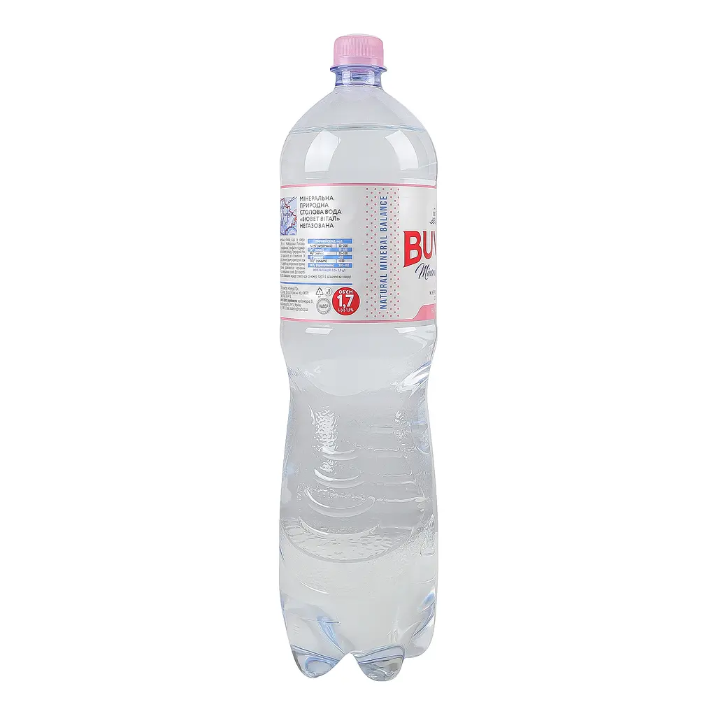 Вода Buvette Vital слабогазована 1.7 л - фото 2