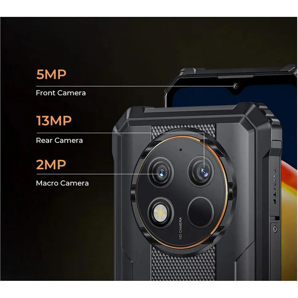 Смартфон Oulitel WP28E 4/64GB Black - фото 2