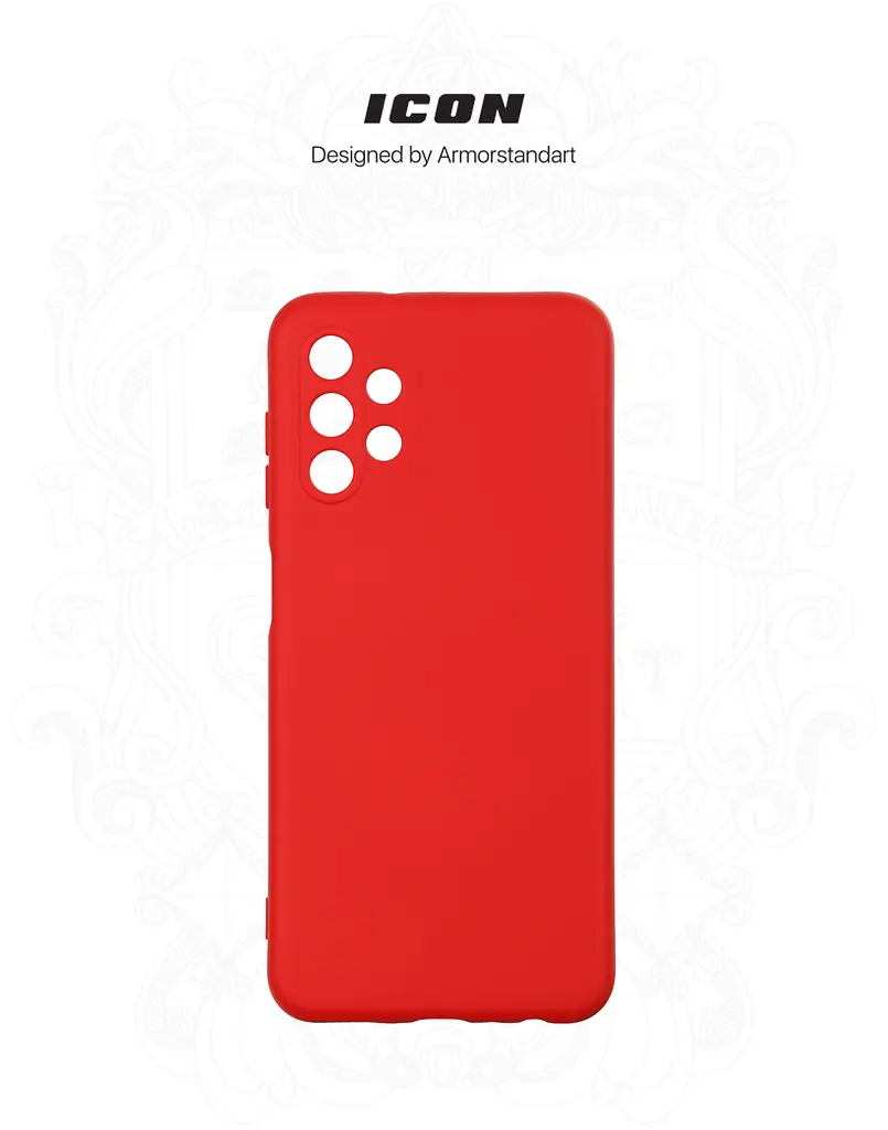 Чехол ArmorStandart ICON для Samsung A13 4G (A135) с камерой, красный (ARM62667) - фото 3