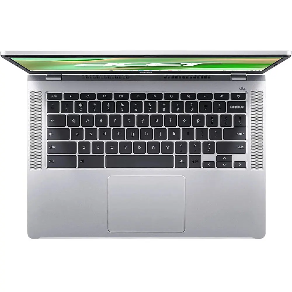 Acer Ноутбук Acer Chromebook CB314-4H 14" FHD IPS, Intel C N100, 8GB, F128GB, UMA, ChromeOS, сріблястий - фото 4