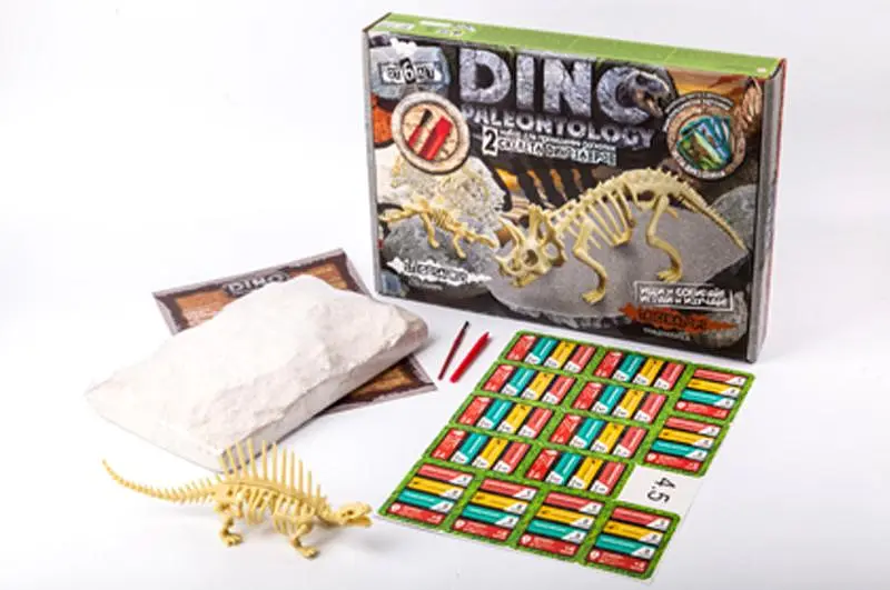 Набір для розкопок DP-01-01,02,03,04,05 "DINO PALEONTOLOGY" великий DANKO - фото 6