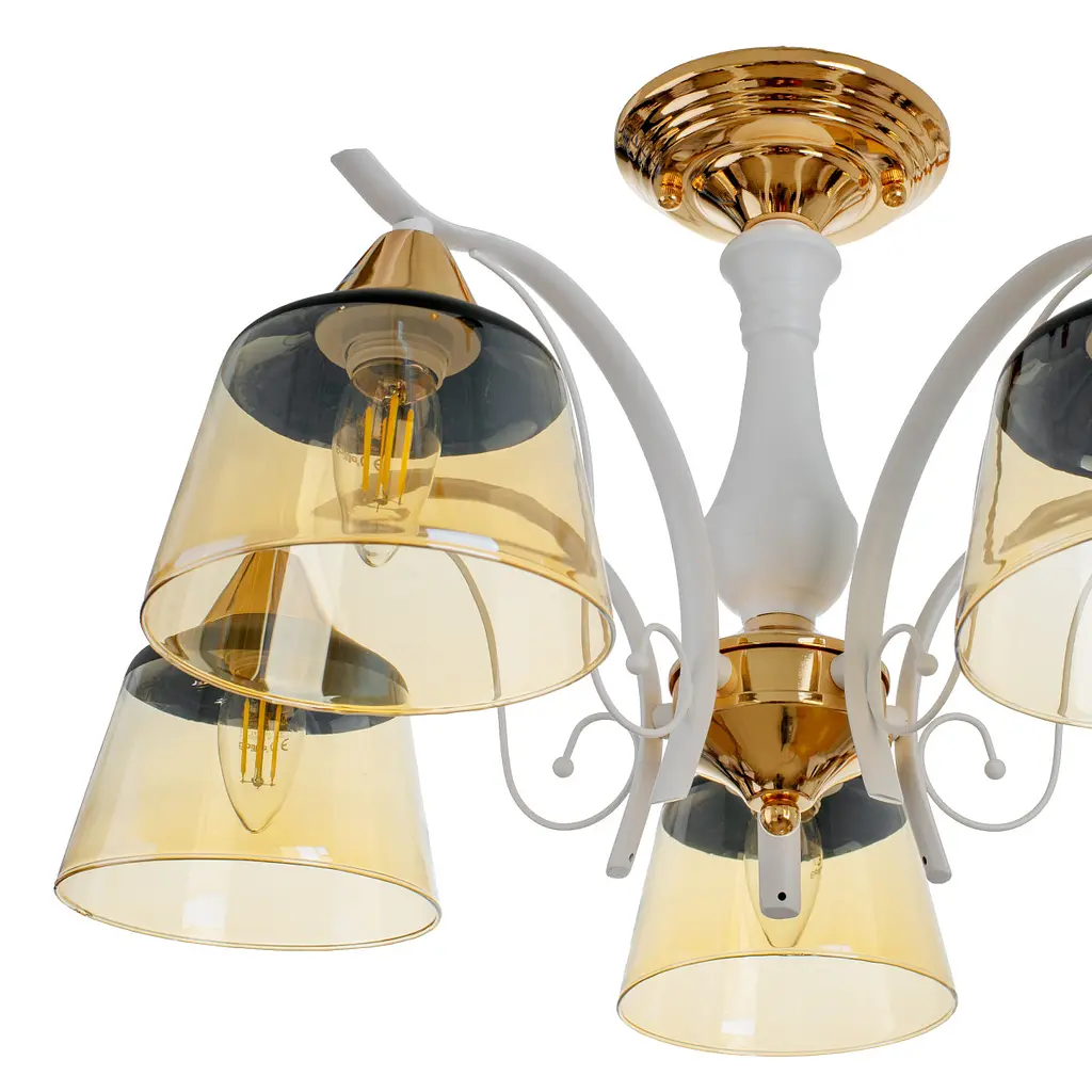 Люстра Brille в зал E27 60W G (LK-699S/5) - фото 7