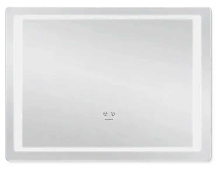 Дзеркало Kroner KRM Spiegel HR2 - 8060 з LED-підсвічуванням та антизапітнінням (CV030033) - фото 5