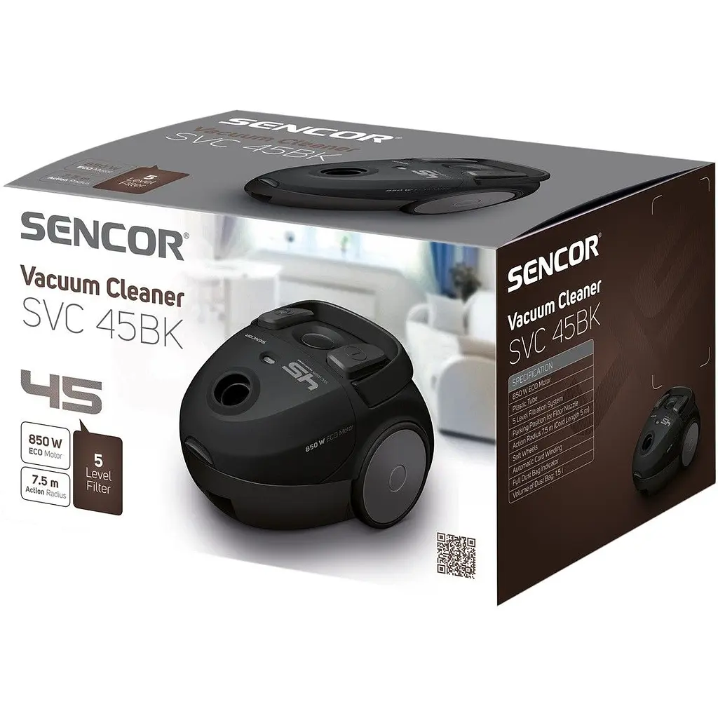 Пылесос Sencor SVC 45BK-EUE3 - фото 18