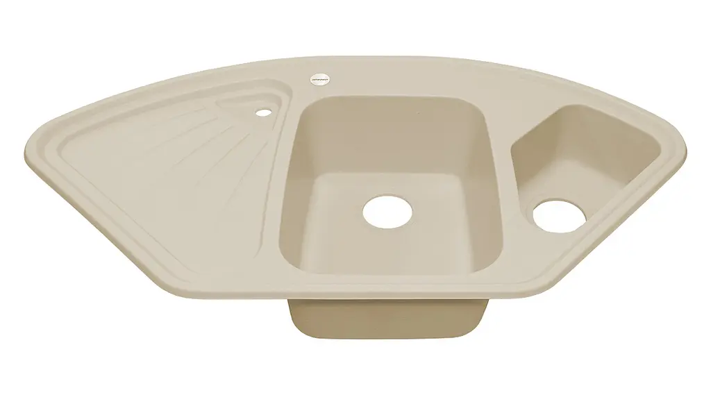 Кухонная мойка Adamant Consensus 1045x575x190 ivory 275223, Бежевый - фото 2