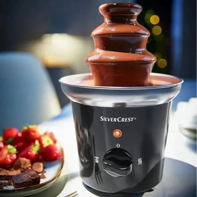 Шоколадный фонтан SilverCrest SSB 32 A1 шоколадное фондю на 3 яруса - фото 4