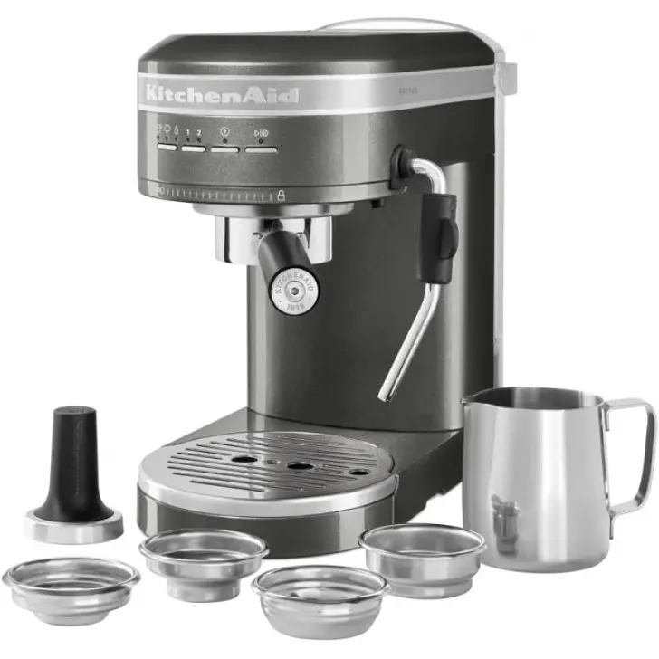 Кофеварка KitchenAid Artisan 5KES6503EMS серебряная - фото 4