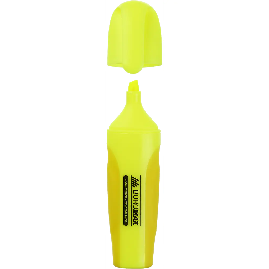 Текст-маркер Buromax Neon жовтий (BM.8904-08) - фото 2