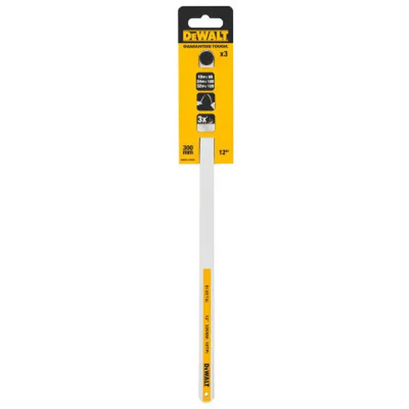 Полотно DeWALT по металу Bi-Metal, 300 мм, 3шт (32TPI, 24TPI, 18TP) (DWHT0-20558) - фото 3