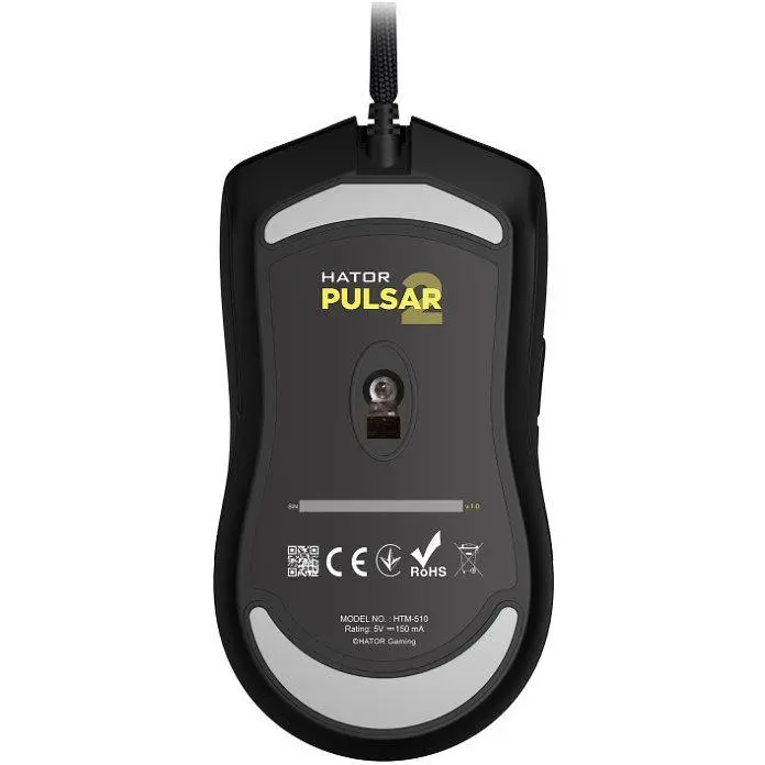 Игровая мышь Hator HTM510 Pulsar2 ESports Gaming 6200dpi 30G Black - фото 3