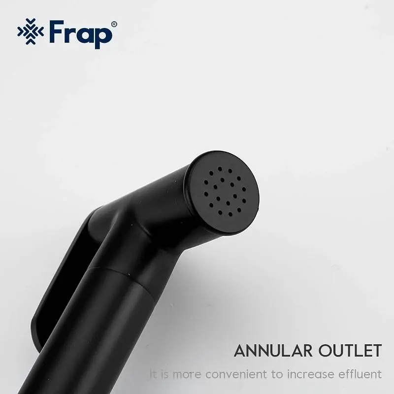 Набор гигиенического душа скрытого монтажа Frap F7505-6, черный, Черный матовый - фото 6