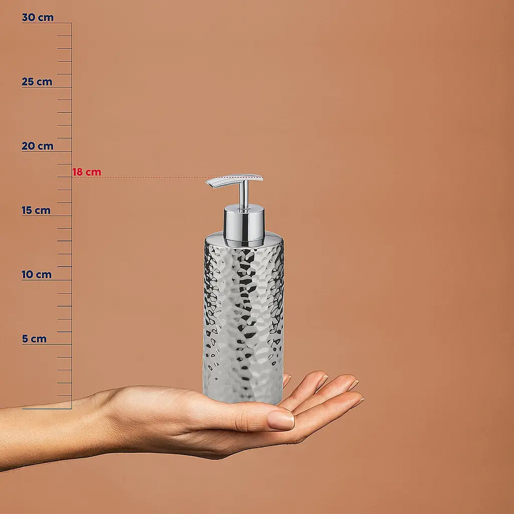Дозатор для мила Kela Sterling 300 мл срібний (23782) - фото 3
