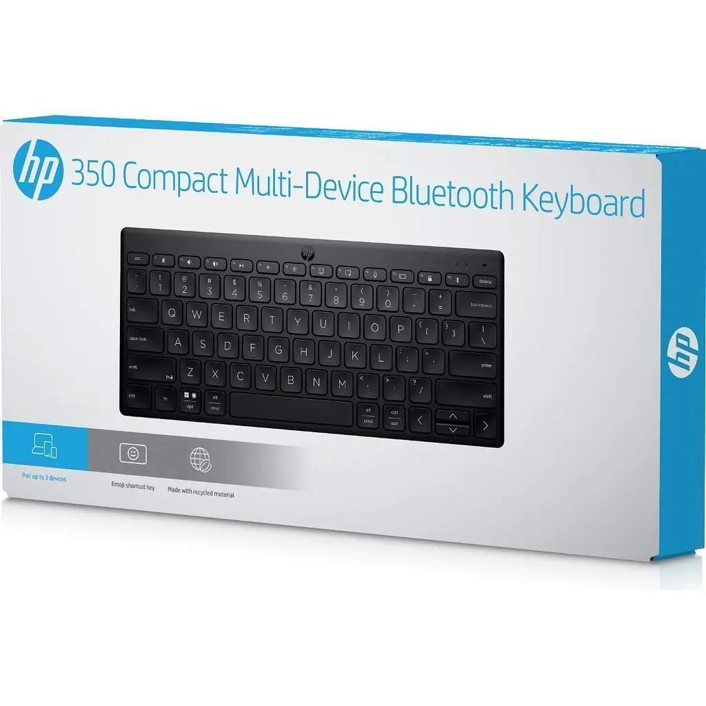 Клавіатура HP 350 Multi-Device Bluetooth UA Black (692S8AA) [160271] - фото 10