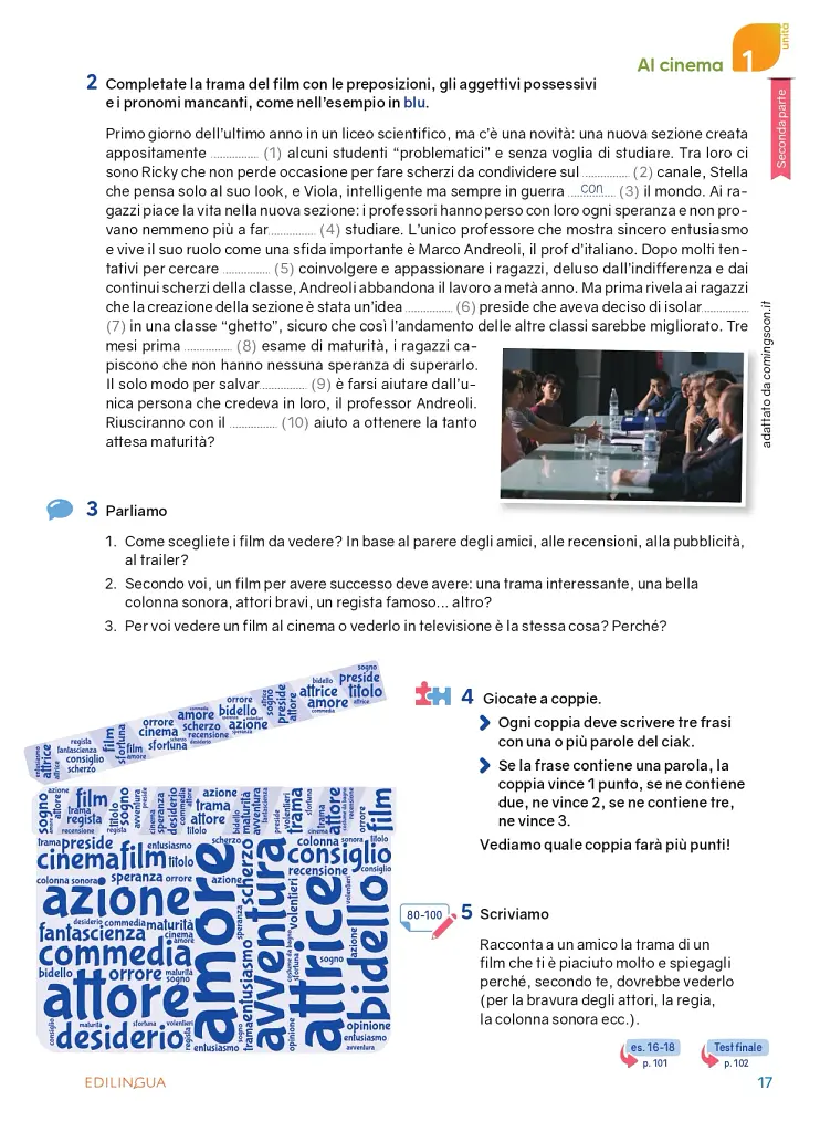 Progetto Italiano Junior Nuovo 3 Libro & Quaderno + audio + video (QR code) - фото 13