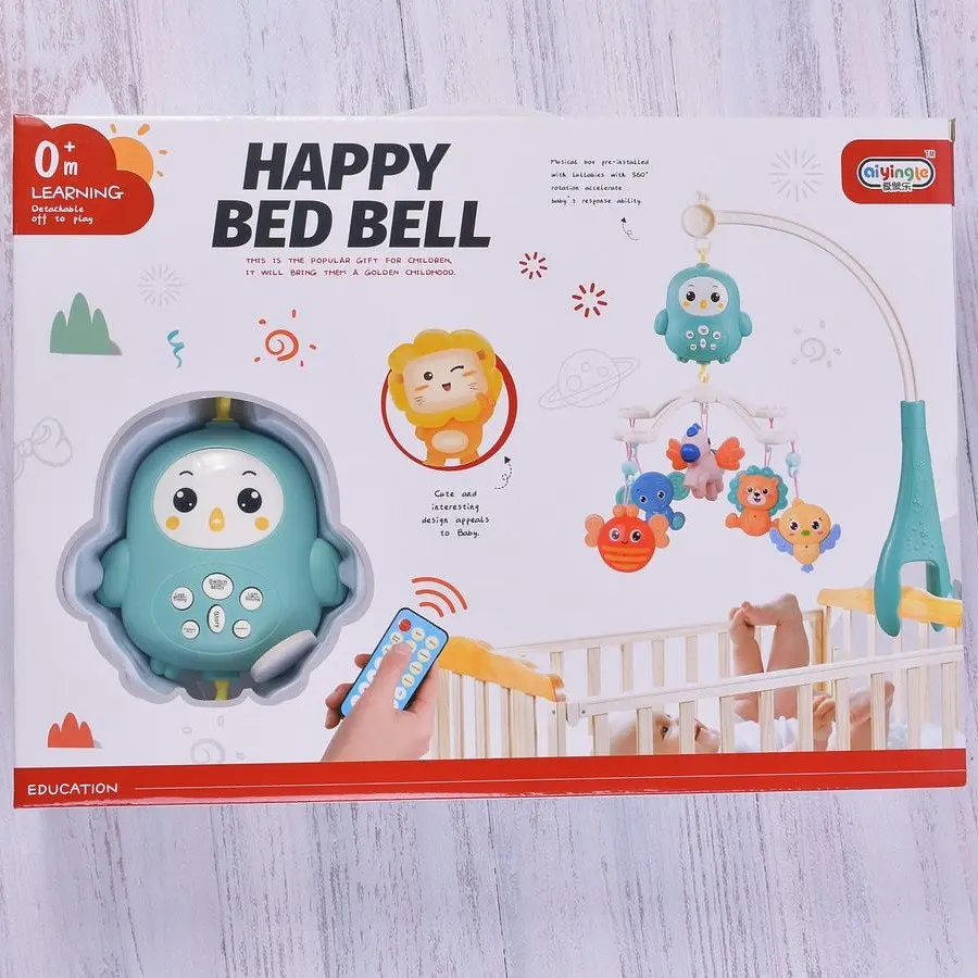 Музична Карусель на Ліжечко з Пульт Керуванням на батареях Happy Bed Bell - фото 3