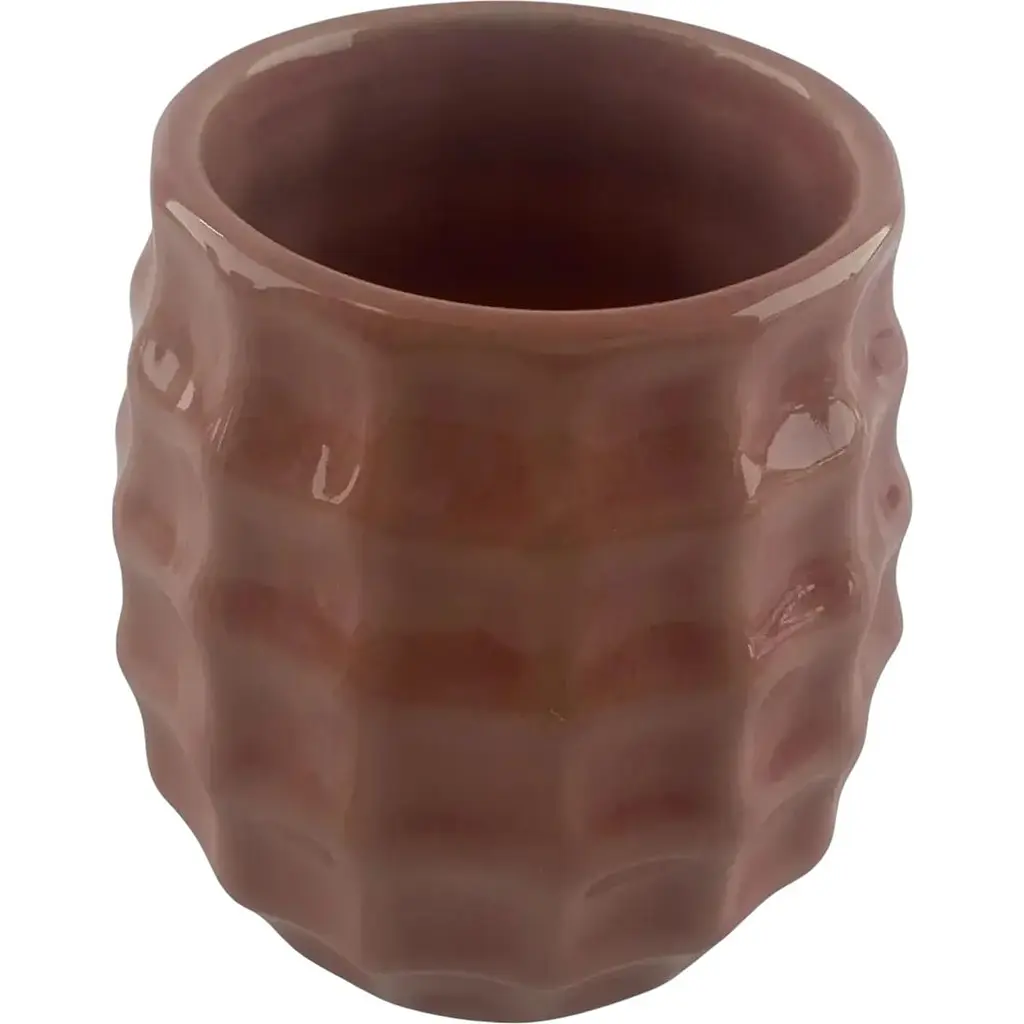 Набір аксесуарів для ванної кімнати No brand керамічний рожевий 28.5x22.5x9 см - фото 3