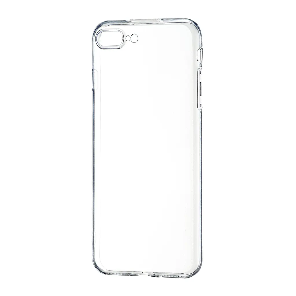 Чохол Silicone Case WS Protected Camera iPhone 7 Plus/8 Plus Прозорий
