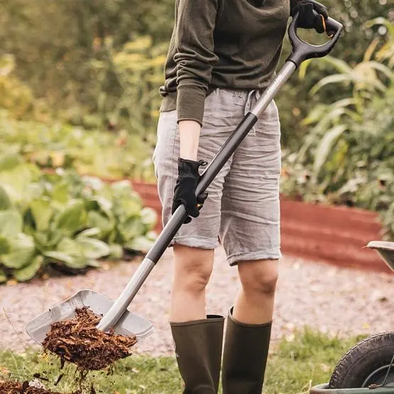 Лопата совкова Fiskars Ergonomic (1066712) - фото 8
