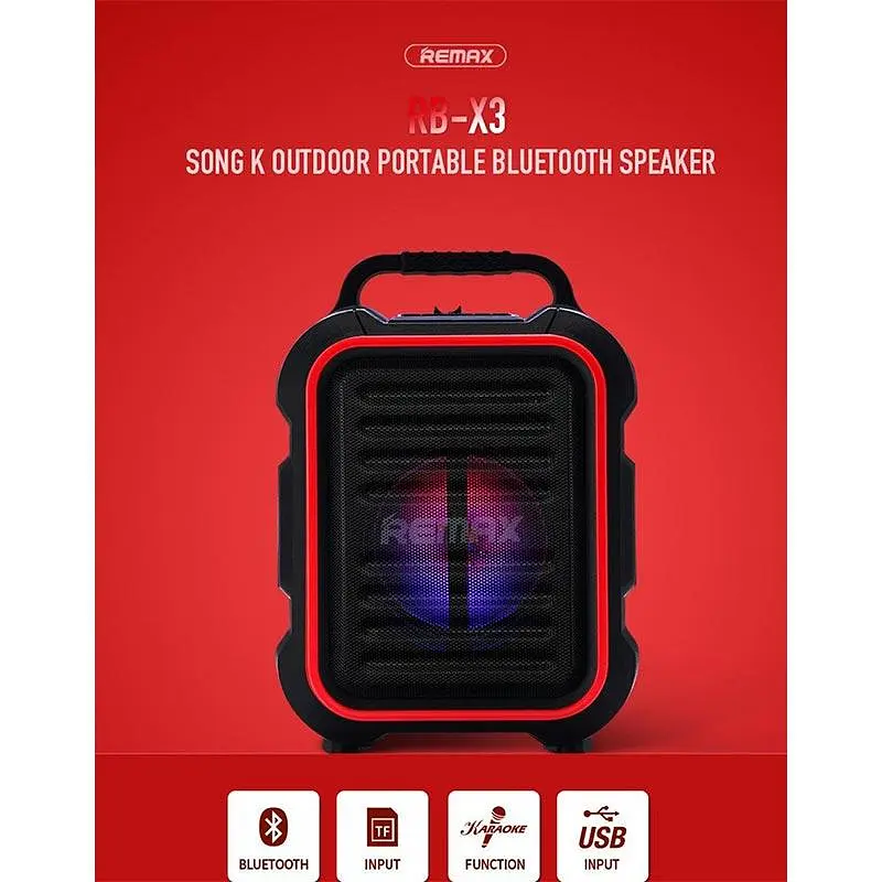Портативна акустика Remax Song K outdoor portablae RB-X3 15W 2200mAh - фото 4