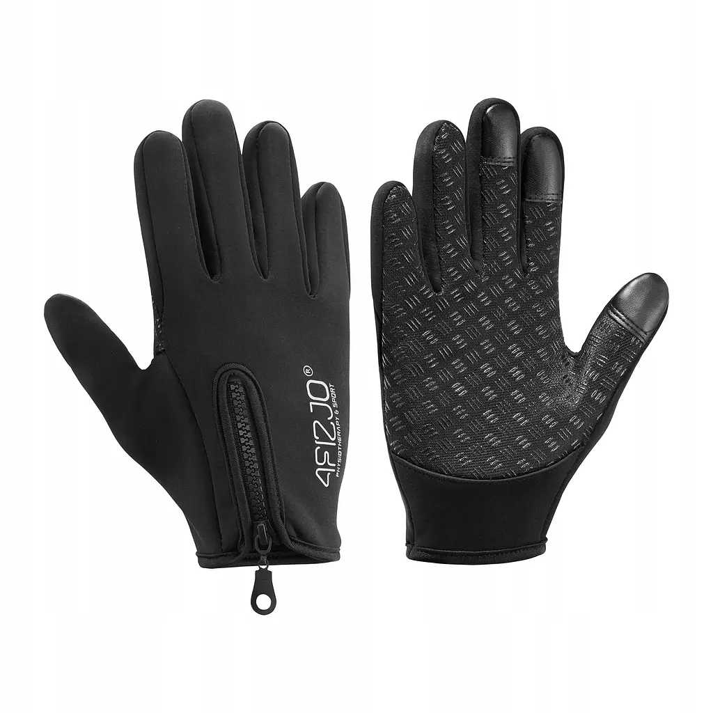 Рукавички для бігу 4FIZJO Size S Black (P-5907739318114)
