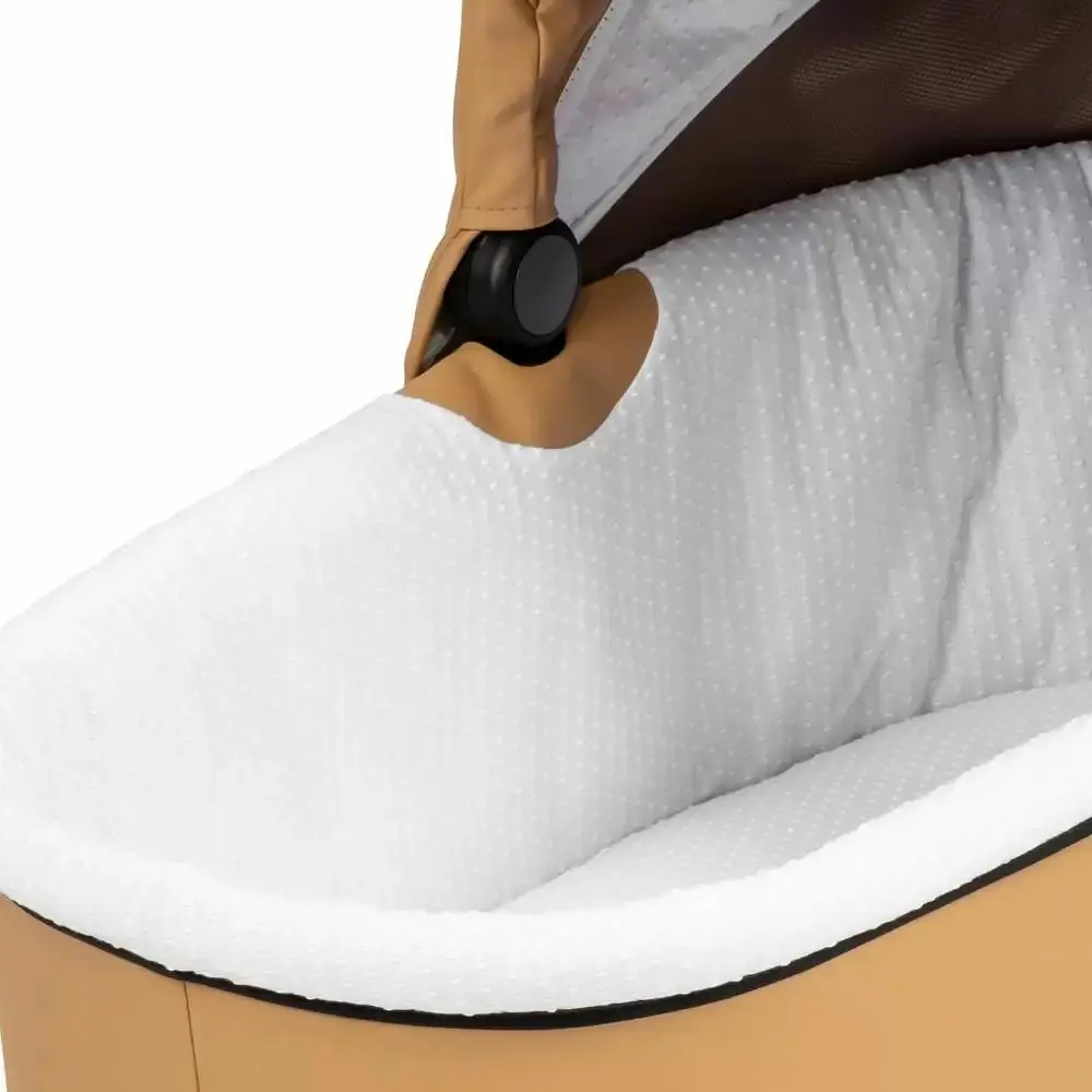 Коляска Tutis Mio Leather Camel, 2 в 1, светло-коричневая (1232038) - фото 13