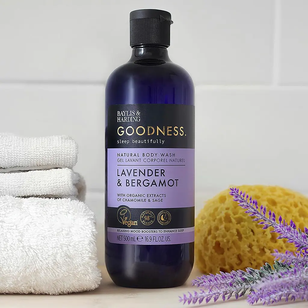 Гель для душа Baylis & Harding Goodness Sleep Lavender and Bergamot 500 мл - фото 3