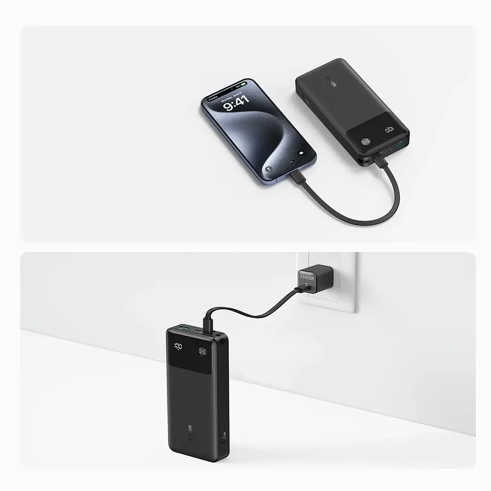 Портативний зарядний пристрій Anker PowerCore - 20000 mAh 30W PD Black (6962720) - фото 3
