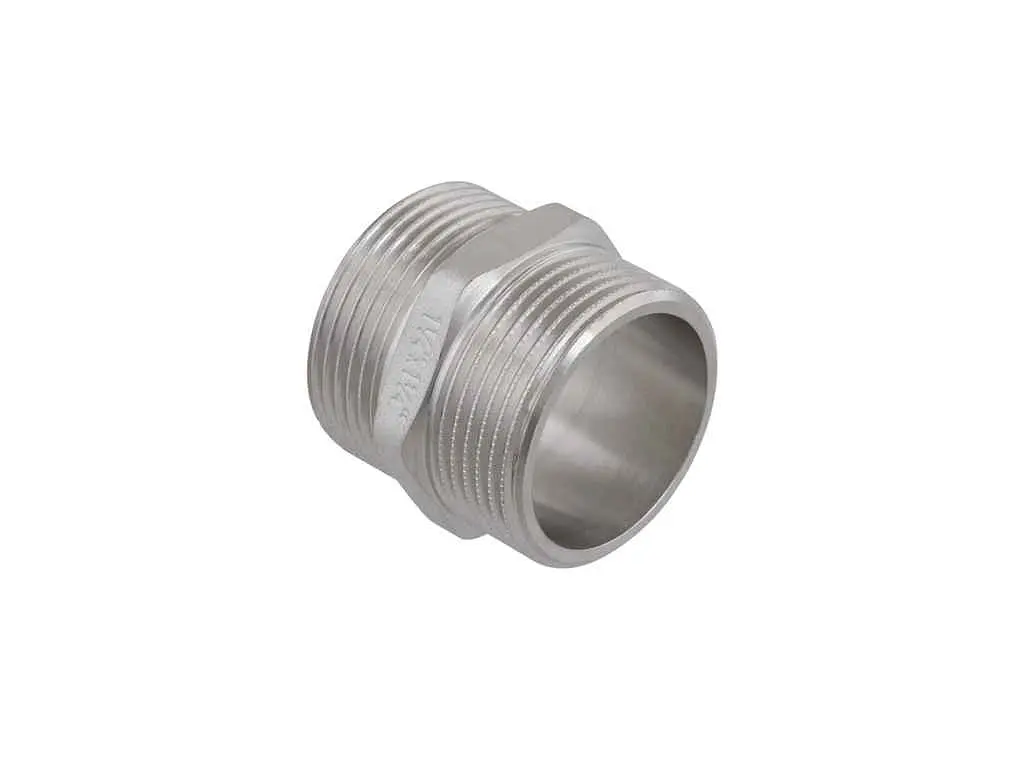 Ніпель RAFTEC латунь, ЗЗ, DN32, 1 1/4", нікель, N04 - фото 4
