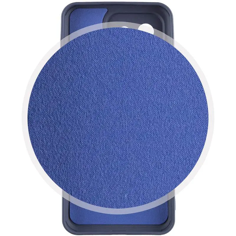Чехол TPU GETMAN Liquid Silk Full Camera для Xiaomi 13 Pro Синий / Midnight Blue - фото 4