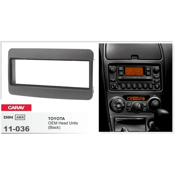 Переходная рамка Toyota 1 DIN Carav 11-036 - фото 4