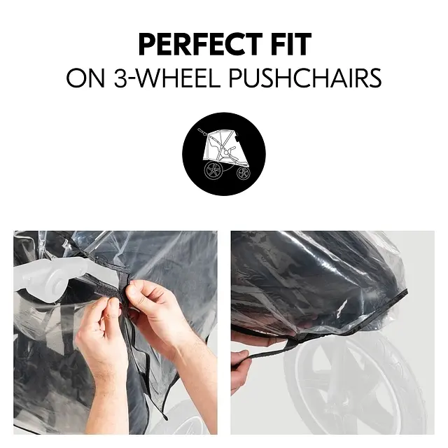 Дождевик Hauck Pushchair Raincover 3W (55078-6) - фото 9