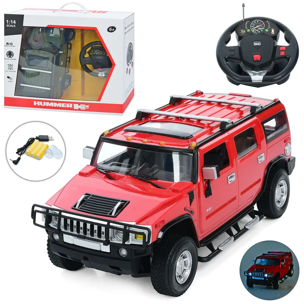 Джип Hummer H2 1:14 на радіокеруванні 35 см в асортименті - фото 2
