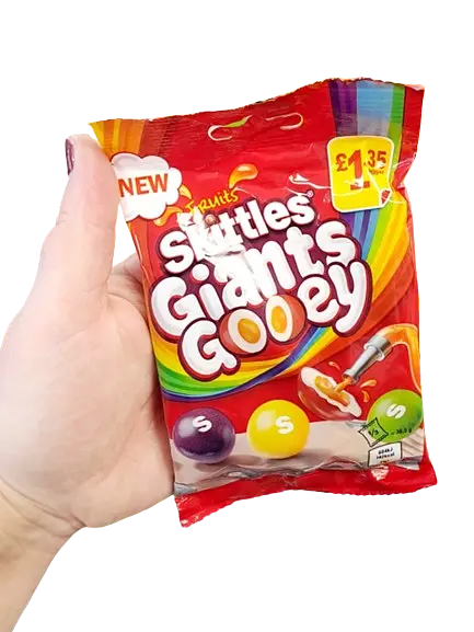 Драже Skittles Giants Gooey Pouch Bag 109g - фото 6
